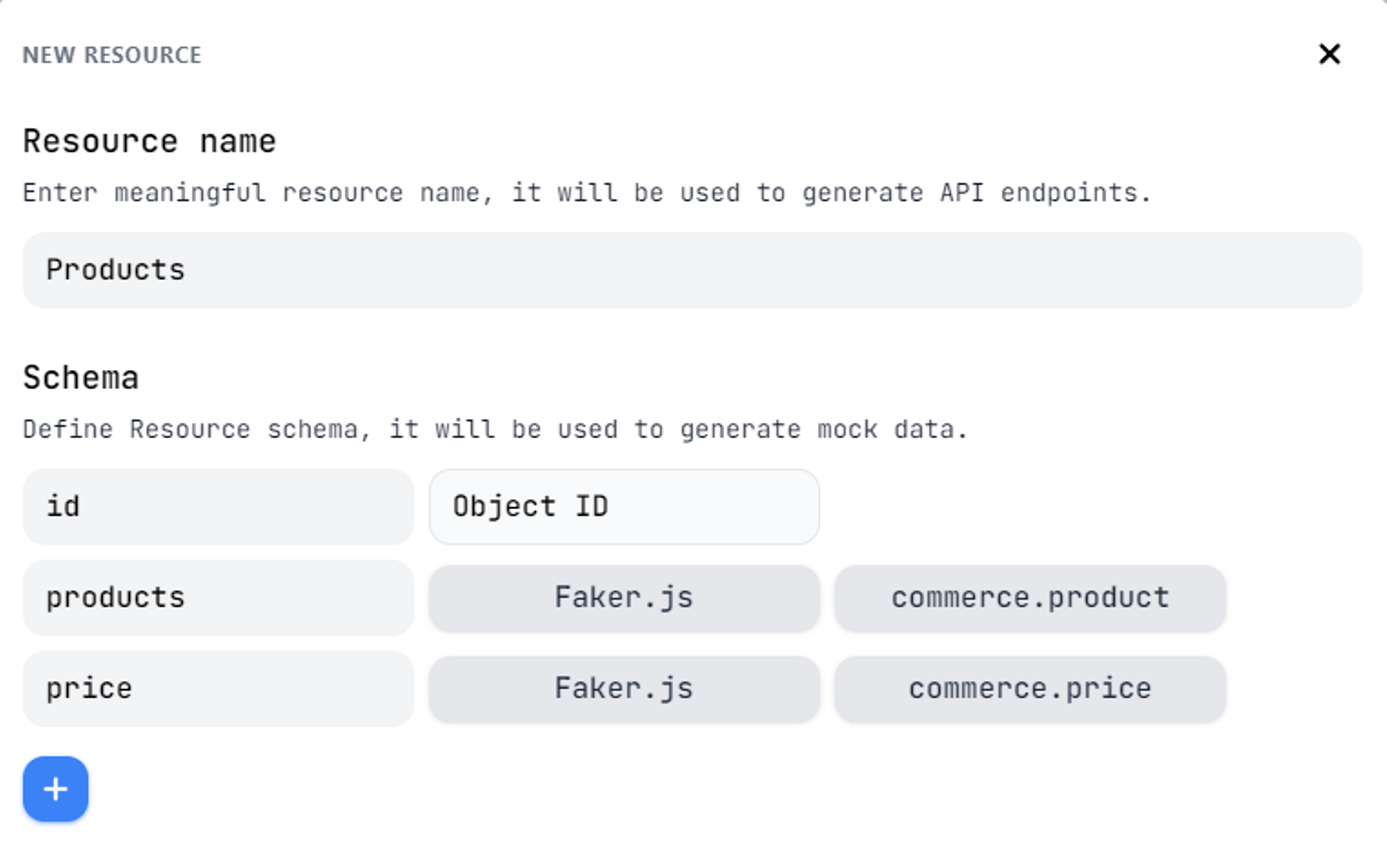 Generate schema